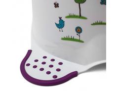 OKT Kids 1865010001200 - Asiento de inodoro para niños, diseño de hipopótamo, color blanco