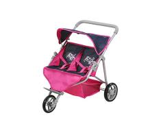 Knorrtoys 16725 Tandem Buggy Duo - Cochecito de bebé de Juguete