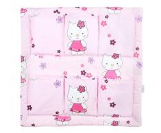 Cuna Ordenado Organizador Cuna Cama Guardería Colgante Almacenaje Muchos Diseños 6 Bolsillos Babymam - Hello Kitty