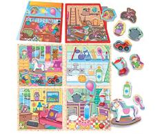 Headu - Casa De Muñecas Montessori, Multicolor (IT20836)