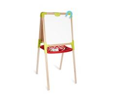 Smoby-28015 Mi Pizarra de Madera, Color si (Simba Toys 28015)