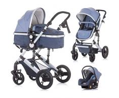 TERRA de Chipolino | Carrito trío convertible (azul)