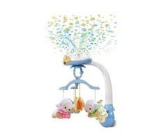 VTech - Móvil proyector cuenta ovejitas, juguete de cuna para bebé, más de 70 nanas, canciones, sonidos y frases, incluye mando a distancia (3480-503322)