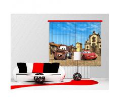 AG Design FCS xl 4315 - Cortinas para habitación infantil, diseño de CARS