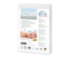 Julius Zöllner 5520200000 - Sábana bajera impermeable para cuna o capazo (40 x 50 cm)