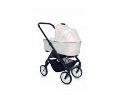 EASYWALKER-MINI Cochecito Duo MINI New Black (rueda blanca) Pepper white jack