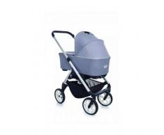 EASYWALKER-MINI Cochecito Duo MINI New Silver (rueda blanca) Moonwalk grey
