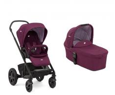 JOIE Cochecito JOIE Dúo (Silla+capazo) CHROME DLX, Dahlia