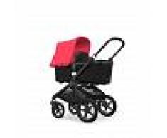 BUGABOO Cochecito BUGABOO FOX Negro/Style Set Negro/Capota Rojo Neón