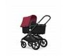 BUGABOO Cochecito BUGABOO FOX Negro/Style Set Negro/Capota Rojo Carmín