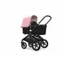 BUGABOO Cochecito BUGABOO FOX Negro/Style Set Negro/Capota Rosa Pastel