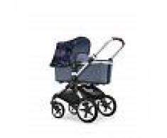 BUGABOO Cochecito BUGABOO FOX Aluminio/Style Set Azul/Capota Pájaros