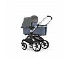 BUGABOO Cochecito BUGABOO FOX Aluminio/Style Set Azul/Capota Gris Melang