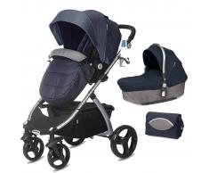 PLAYXTREM Cochecito duo SKYLINE PLAYXTREM, Color Jeans