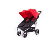 BABY MONSTER Silla gemelar EASY TWIN 3S BABY MONSTER Gris-Rojo