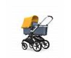 BUGABOO Cochecito BUGABOO FOX Aluminio/Style Set Azul/Capota Amarillo S