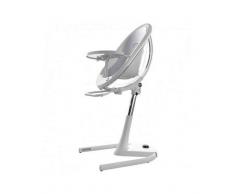 MIMA Trona MOON 2G Blanca MIMA, Tapizado Plata