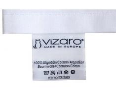 Vizaro - Relleno Nórdico 300g (90x120cm) para CUNA (60x120cm) + Almohada, Transpirable, Lavable - INVIERNO y ENTRETIEMPO, Muy Cálido - Edredón - - 100% Algodón - Hecho en UE con control de sustancias nocivas - Producto SEGURO: