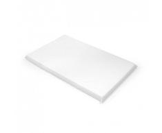 Cambrass Liso E - Colchoneta para minicuna, 80 x 47 x 5 cm, color blanco