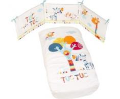 Tuc Tuc Baobab - Edredón + protector de cuna, 120 x 60 cm