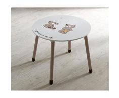 Demeyere 234550 - Mesa infantil, color blanco/beige