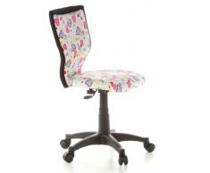 HJH Office KIDDY Lux Silla Infantil, Algodón, (Flowers & Hearts), 40 x 52 x 94 cm