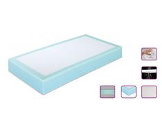 Cuna Colecho Star Ibaby Mandarina. 14 posiciones de Somier para adaptarla a cualquier cama. Lateral abatible. + Colchón Viscoelastica optimo para el sueño del Bebé.