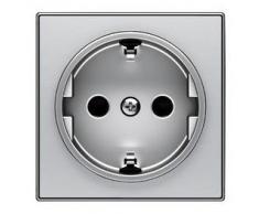 Niessen sky - Tapa base enchufe schuko toma tierra lateral plata