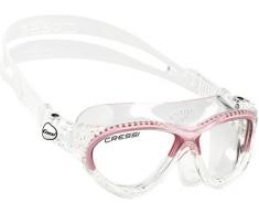 Cressi Cobra Kid Gafas de Piscina para Niños, Color Transparente / Rosa, Talla Única