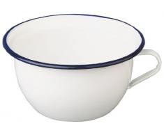 IBILI 903524 - Orinal de acero esmaltado vitrificado 24 cm Blanca