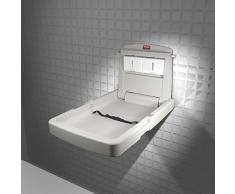 Rubbermaid Commercial - Cambiador de bebés, color gris