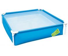 Bestway 8321275 - Piscina infantil cuadrada, 122 x 122 x 30 cm