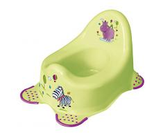 OKTKids 1864826201200 Deluxe - Orinal para niño, diseño de hipopótamo, color verde