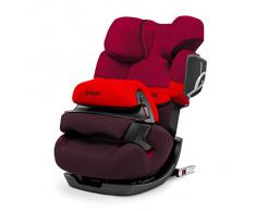 Cybex Pallas 2 Fix - Silla de coche, grupo 1/2/3 (9-36 kg, 9 meses-12 años), con Isofix, color rojo