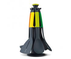 Joseph Joseph Elevate - Set de utensilios de cocina, multicolor