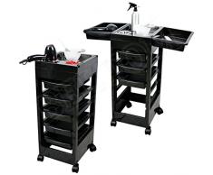 Salón De Peluquería Barbero Cabello Belleza Carro Estética Carrito cajones para Colorear