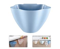 1 Pc Pequeño Bote De Basura Colgantes De Basura Cubo De La Basura Bajo Fregadero De Cocina De Plástico Puede Sobre La Puerta Del Gabinete Portátil Coche Cubo De La Basura De La Cocina Accesorios Para