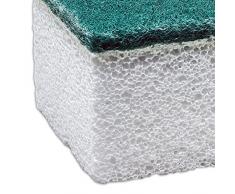 Yeso piedra para horno, fregadero y angebrannte Alimentos – Profesional del Horno limpiador, limpiador de acero inoxidable y – Estropajos extra fuerte – Cleaning bloque de cocina (2 unidades y 50ml Limpiador Micro Grease Power)