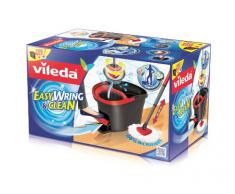 Vileda 133649 - Juego de fregona de microfibra y cubo con escurridor