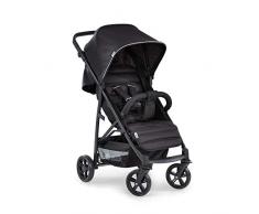 Hauck Rapid 4 Silla deportiva con respaldo reclinable para Bebés, desde nacimiento hasta 15 kg/4 años, Capacidad de carga 25 kg, Negro (Caviar/Silver)