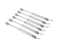 Amortiguador de Gas, Potencia de 40N, 60N, 80N, 100N, 120N, 150N Opcional, Soportes para La Puerta del Armario con Bisagras Elevación del Gabinete De Cocina Puerta Resorte de Compresión (40N)