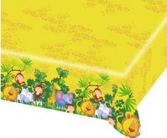 Amscan 551659 - Mantel plastificado con diseño de safari, 120 x 180 cm