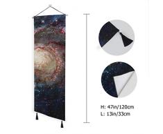 Elementos de la nebulosa de la galaxia Esta imagen amueblada Colgando en la pared Mamás Cocina Decoración de la pared 13 pulgadas de ancho X 47 pulgadas de largo Decoración moderna para el hogar Tapi
