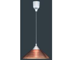 Trio 301400124 Serie 3014 - Colgante, bombilla excluida, E27, 60 W, 230 V, A++, E, IP20, alto 15 cm, diámetro 30 cm, plástico, naranja