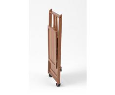 Arredamenti Italia 575 simpatia carrito para servir de madera de haya Cherry 64 x 79 x 45 cm