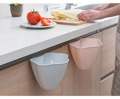 hunpta nueva cocina armario para colgar de la puerta para basura basura papelera puede Basura Contenedor Top