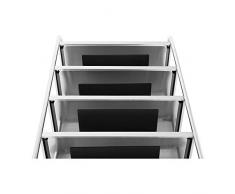 Royal Catering Carro Cocina Carrito de Servicio con Ruedas RCSW-5 (5 Estantes, Carga 480 kg, Distancia entre estantes 27 cm, Acer inoxidable)
