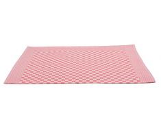ZOLLNER Set de 10 Trapos de Cocina de algodón, diseño en damero, Rojo, 46x70cm