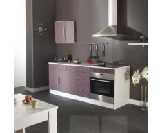 Symbiosis 8009A2138A80 - Módulo de Cocina, Color Blanco/Berenjena