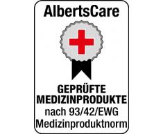 GAH-Alberts 140830 - Silla para ducha (forma de U, altura regulable, plástico, 400 x 380 mm), color blanco